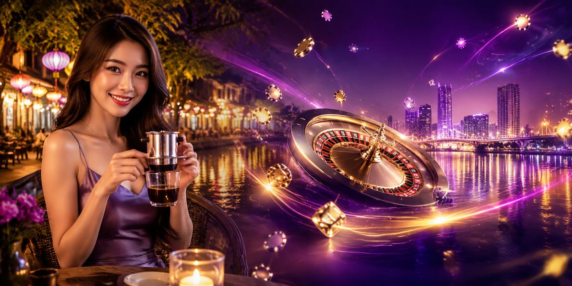 Không khí giải trí sôi động tại Hội An kết hợp trải nghiệm roulette trực tuyến cùng cà phê